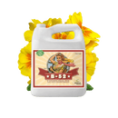 Advanced Nutrients B-52 4L in transparent background with flower behind it