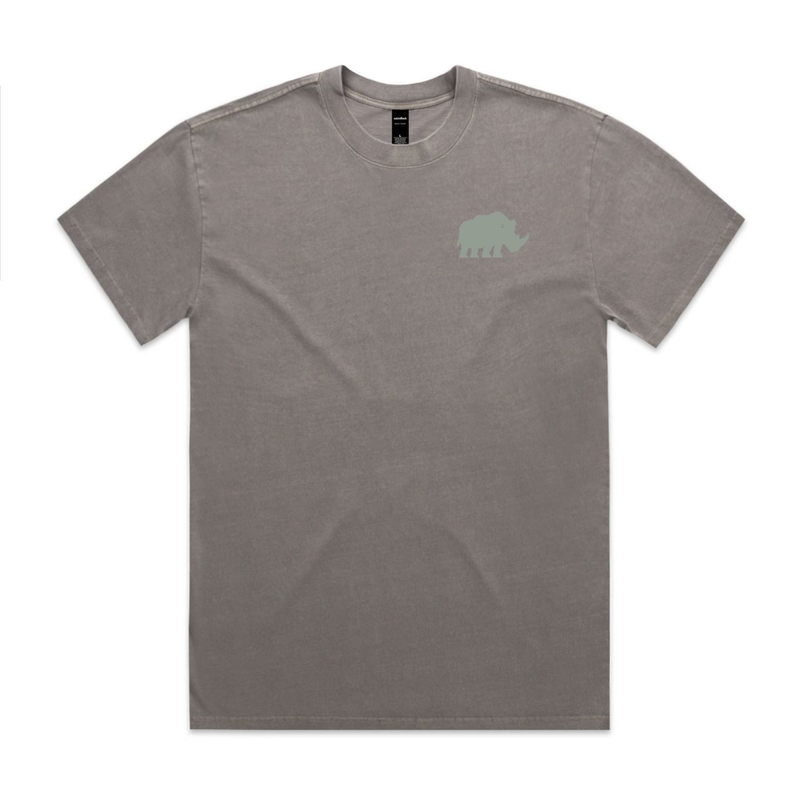 Bio Diesel "TROG" Rhino K Heavy Faded Grey T-Shirt