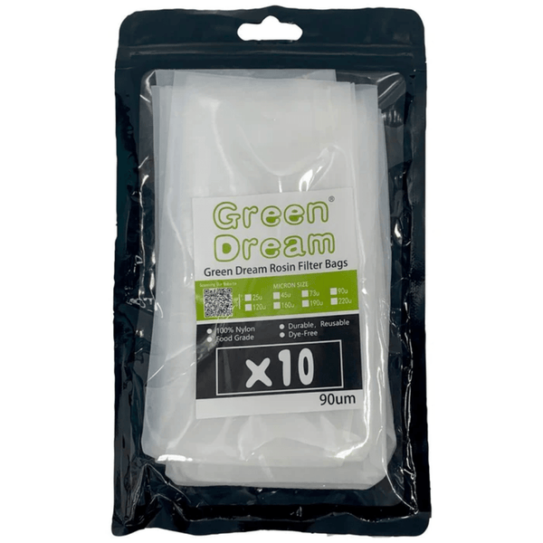 Green Dream Rosin Filter Bags 90 Microns Green Dream