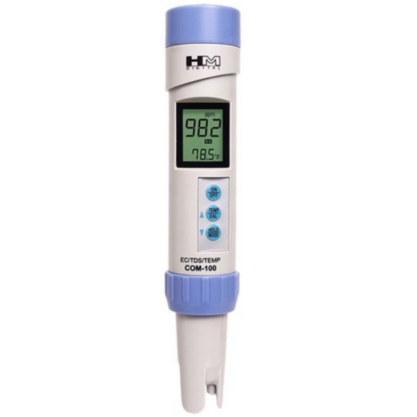 HM EC/TDS Meter COM-100 Digital Waterproof Professional Series