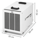 Trotec DH 25 S Overhead Dehumidifier 40L/Day measurements