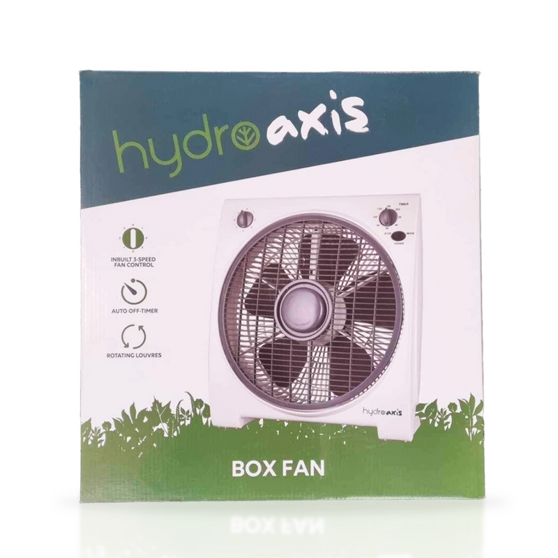 Hydro Axis Box Fan 30cm 12" 45W