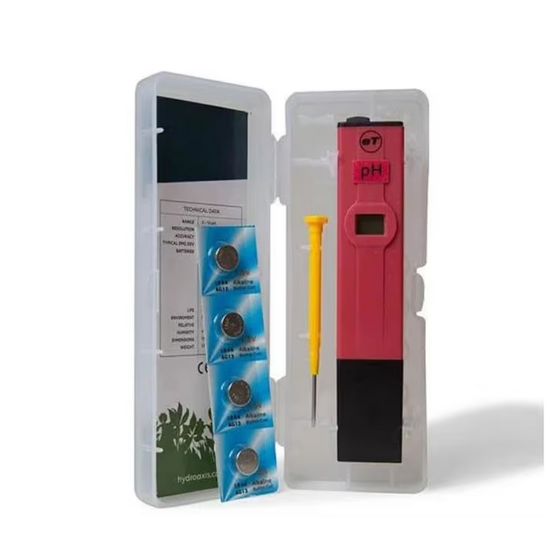 Hydro Axis pH Meter Red