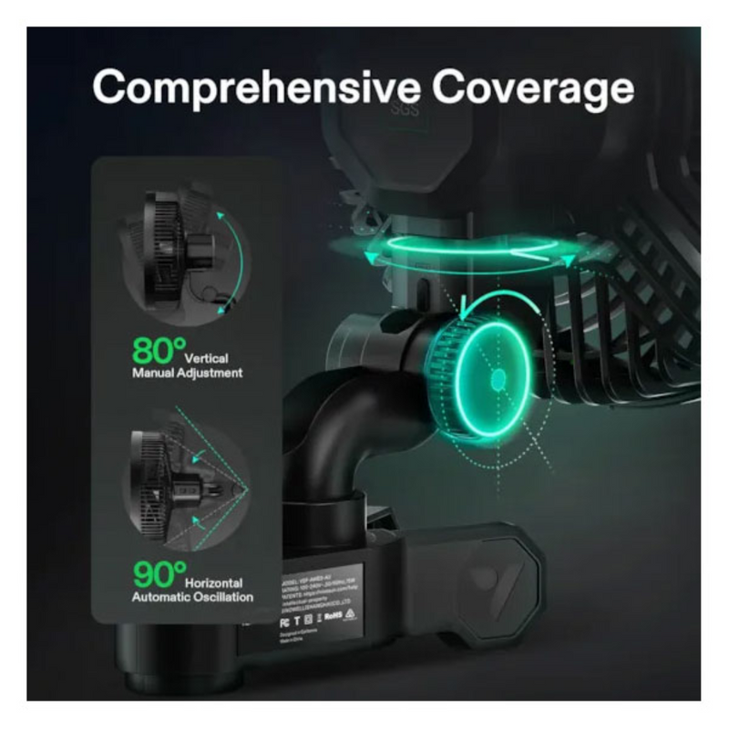 Vivosun Aerowave E9 Clip On Fan 9 Inch