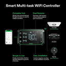 Vivosun Aerozesh S6 Inline Fan 6″ With E42A Temp & Humidity Wifi Controller