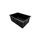 Crop Box Tub 45L Black Solid Base