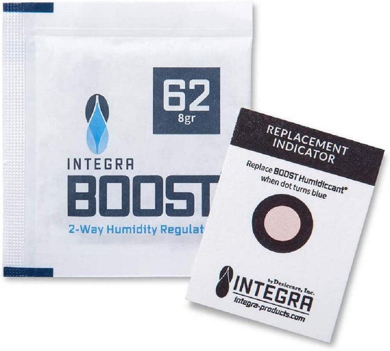 Integra Boost 2-Way Humidity Control At 62% RH - 4g | 8g | 67g Integra