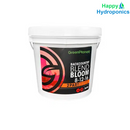 Green Planet BackCountry Blend Bloom 100g in white background with Happy Hydroponics Logo on top right 