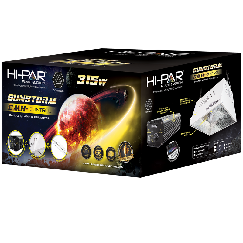 HI-PAR 315W Sunstorm Horti-Vision Lamp Controllable Kit HI-PAR