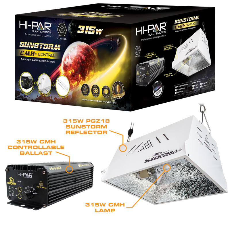 HI-PAR 315W Sunstorm Horti-Vision Lamp Controllable Kit HI-PAR