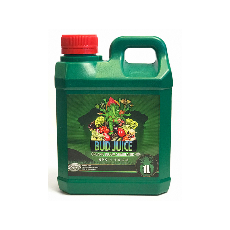 Growhard Bud Juice 1L in white background