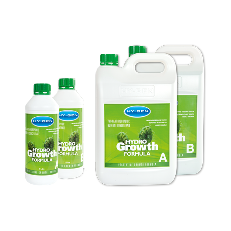 Hy-Gen Hydro Grow A & B Hy-Gen Nutrients