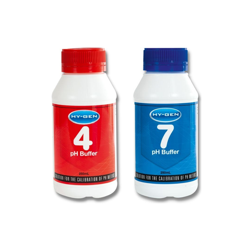 Hy-Gen PH Buffer 4 & 7 - 250ML